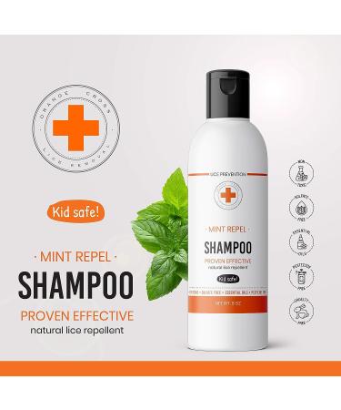 Orange Cross Lice Removal Mint Shampoo - Natural DIY Lice Prevention for Kids & Adults (8 Oz) - Buy Online on GoSupps.com