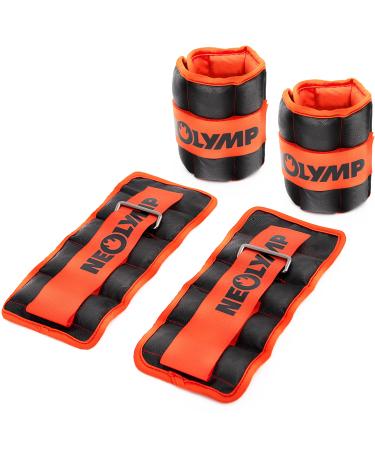 NeoLymp 2 Set Weight cuff foot with adjustable Velcro fastener - non -slip foot joint weights - foot cable cable pull weight foot 2x 1kg