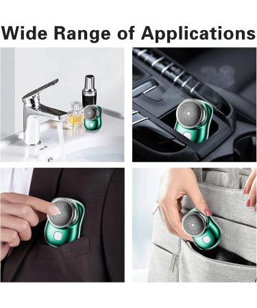 2023 Mini Electric Razor for Men | Portable Rechargeable Shaver for Home, Car & Travel (Black) - Buy Online on GoSupps.com