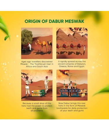  Dabur Dabur Meswak Complete Oral Care Toothpaste for Oral Care - 800g (400g x 2 Pack of 2) | Complete Toothpaste for Oral Care and Gums | Contains Miswak Extract - Buy Online on GoSupps.com