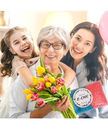 K-CHIC Premium Hand Crochet Korean Exfoliating Cloth Mitt - Large Italy Bath Towel - 2 Pack - Buy Online on GoSupps.com