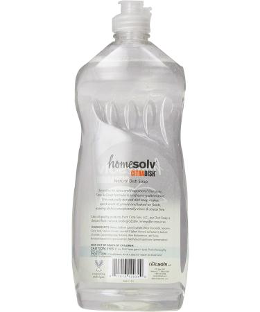 Homesolv Dishwashing Liquid Free & Clear - 25 Fl Oz | Eco-Friendly, Fragrance-Free Cleaning - Buy Online on GoSupps.com