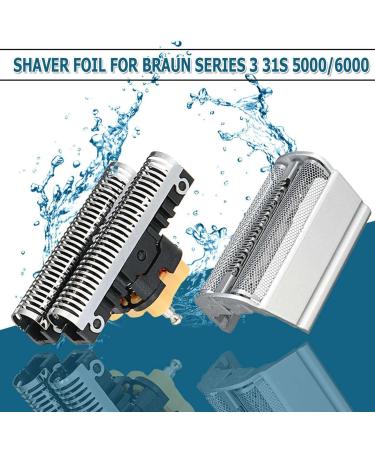 Nicfaky Shaving Head for Razor 31S 31B 5000 6000 - 2 Pieces | Compatible with Series 3 - International Shipping - Buy Online on GoSupps.com