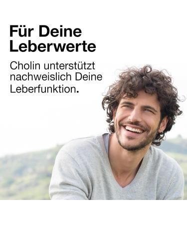 Cholin High Dose 700 mg - 120 Natural Liver Detox Capsules - Made in Germany Lab Tested Effective Choline Litartrate - Buy Online on GoSupps.com