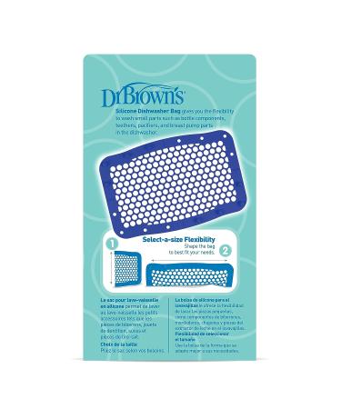 Dr. Brown's Silicone Baby Bottle & Pacifier Dishwasher Bag - Blue | Easy Cleaning Solution - Buy Online on GoSupps.com