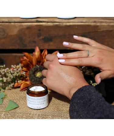 100% Grass Fed Whipped Vanilla Beef Tallow Moisturizer | Nourishing Body Balm for All Skin Types | USA Made | 1.7 Fl Oz - Buy Online on GoSupps.com