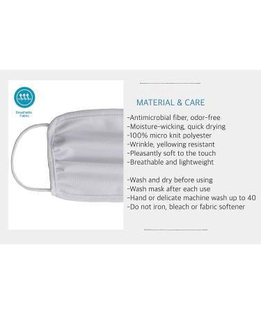 Deresina Unisex Washable Reusable 2Ply Earl Loop Performance Mask - Buy Online on GoSupps.com