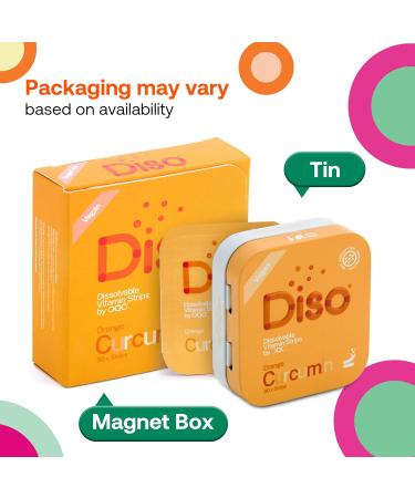 OQO Dissolvable Curcumin Strips - 30 Oral Thin Strips, Vegan, Sugar Free, Orange Flavour - Buy Online on GoSupps.com