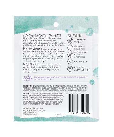 Buy Aura Cacia Aromatherapy Foam Bath - Clearing Eucalyptus 2.5 oz (Pack of 6) | International Shipping Available - Buy Online on GoSupps.com