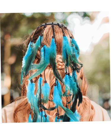 Beatifufu Hair Accessories Girl Headbands Plume Costume Accessories Bohemian Headband Women Headbands Headdress Headband Bohemian Plume Headband Women Hair Bands - Buy Online on GoSupps.com