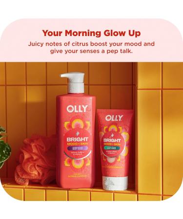 OLLY Rest & Rise Body Care Set Day & Night Regimen 2 Body Washes + Body Serum Lotion + Scrub With Vitamin D Retinol Botanicals & Vitamin C Nourishing Hydrating 4 count - Buy Online on GoSupps.com