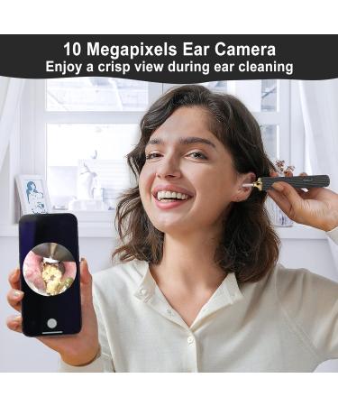 1080P Ear Wax Removal Kit with Camera for iPhone/Android - vLight Ear Cleaning Tool - Black - Buy Online on GoSupps.com