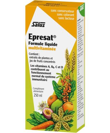 Salus Epresat Vitality/Energy/Immune System Strengthening Multivitamin Liquid Formula 250 ml - Buy Online on GoSupps.com