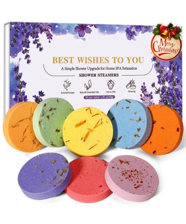 Stocking Stuffers for Adults Women:sanyi Shower Steamers Aromatherapy with Essential Oils Self Care and Relaxation Birthday Christmas Gifts for Women Her Wife Mom