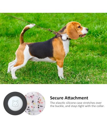 2022 Airtag Cat Necklace Holder - Waterproof 2-Pack for Apple Airtag | Small Cat Neck Band Protector in Black & Translucent - Buy Online on GoSupps.com