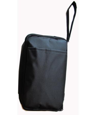 Double Bag Diabetic Travel Organizer Cooler Bag with Ice Packs - Black - Buy Online on GoSupps.com