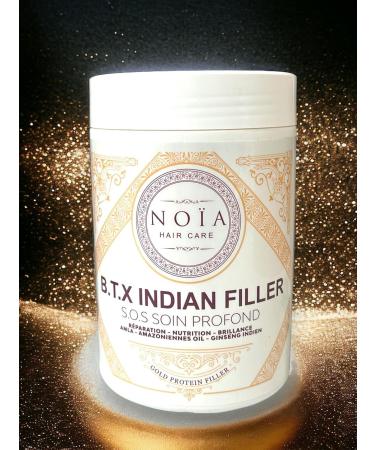 Noia Hair - B.T.X Capillaire INDIAN FILLER AMLA OIL - AMAZONIAN OIL - INDIAN GINSENG Sulfate Free Paraben Free Formaldehyde Free - Repair Nutrition Extreme Shine 1000ml - Buy Online on GoSupps.com