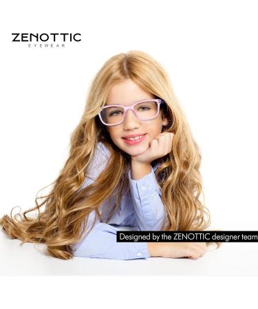 ZENOTTIC Kids Blue Light Blocking Glasses - Anti Glare Lens, Lightweight Frame - For Boys and Girls (Pink) - Buy Online on GoSupps.com