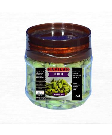Havilah Premium Whole Green Cardamom Pods 450 g- Fresh Elaichi for Cooking Baking and Tea - Aromatic and Flavorful - 100% Natural 450 grams 1 g (Pack of 1) - Buy Online on GoSupps.com