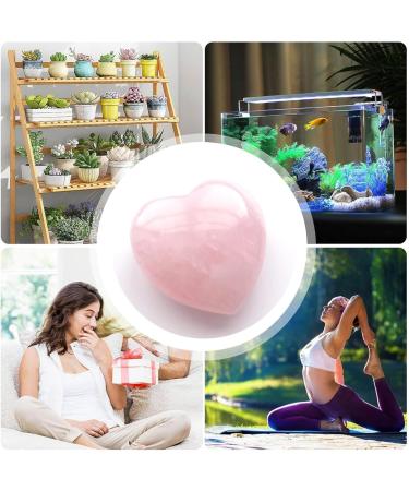 10Pcs Healing Crystals Crystal Heart Heart Crystal Set Worry Stones Have Powerful Energy Lovely Quartz Heart Suitable for Hold in The Palm for Meditation and Relaxation Love Palm Pocket Stones - Buy Online on GoSupps.com