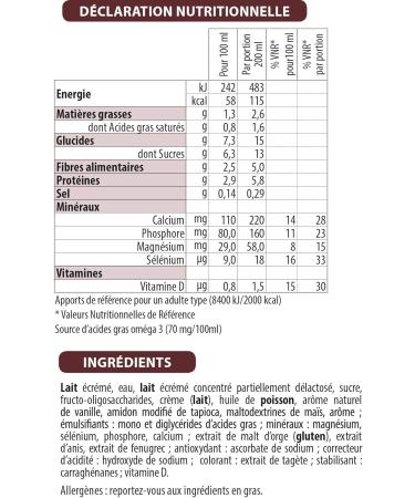 Matilia - Milk Drink Breastfeeding - Vanilla - Rich in Minerals and Vitamins - Promotes Lactation - Pack of 6 - Buy Online on GoSupps.com