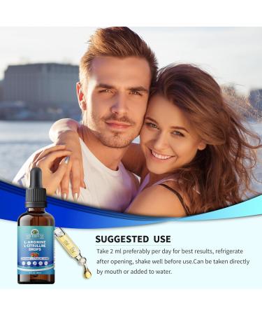NIUTRLUXE L-Arginine L-Citrulline Drops Liquid L-Arginine for Men with Boron and Zinc High Absorption L-Arginine L-Citrulline Supplements Sublingual Liquid L-Arginine 1000 mg Vegan Non GMO 60ml - Buy Online on GoSupps.com