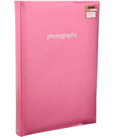 Arpan Large Slip-In Photo Album for 300 Photos - 15 x 10 cm Pink | Perfect International Shipping - Buy Online on GoSupps.com
