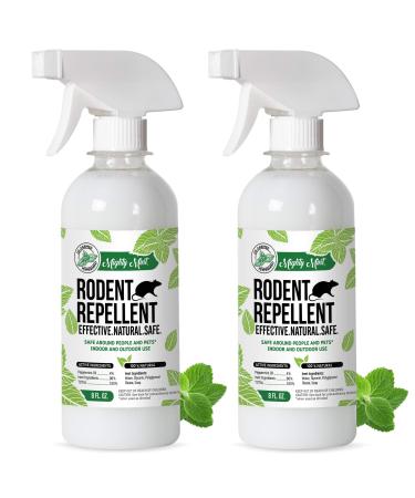 Mighty Mint 8oz Peppermint Oil Rodent Repellent Spray (2)