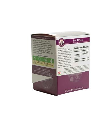 Wisdom of the Ancients Pau D'Arco Tea Bags - 1.1 oz | Natural Herbal Wellness Tea - Buy Online on GoSupps.com