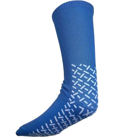 Bariatric Non Skid Slipper Socks (3pk) Size 3X Large Blue - Pack of 3 - Buy Online on GoSupps.com