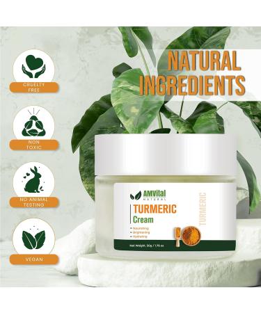 AMVital Turmeric Skincare Bundle Soap Cream & Serum for Radiant Even-Toned Skin - Buy Online on GoSupps.com