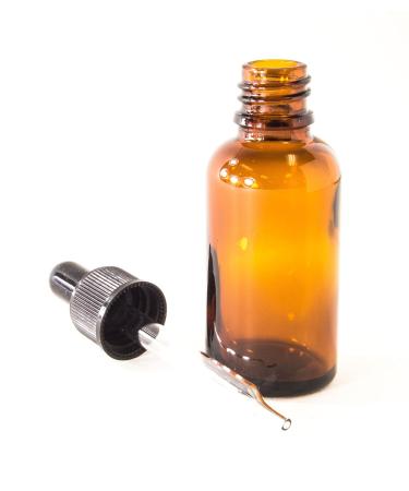 1oz Amber Glass Bottles for Essential Oils with Glass Eye Droppers - Set of 6 - Perfect for DIY Remedies | International Shipping Available - Buy Online on GoSupps.com
