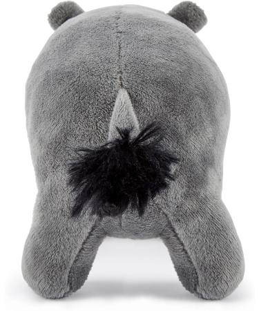 Zappi Co 100% Recycled Plush Hippo Toy - 23cm Stuffed Soft Cuddly Eco Friendly Animal for Newborns - Buy Online on GoSupps.com