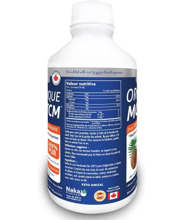 Naka Platinum 100% Organic Pure MCT Oil 20% Extra Bonus Size - 600 ml (500+100 Free) - Buy Online on GoSupps.com