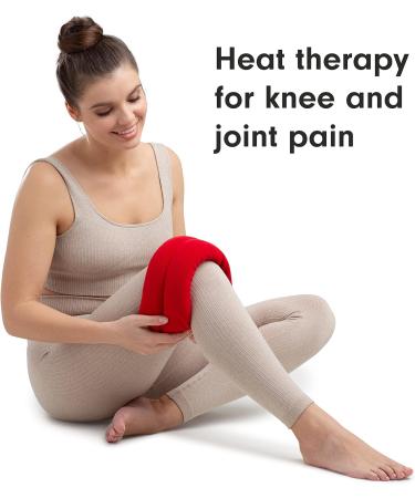 Zhu-Zhu Lavender Body Wrap - Microwavable Wheat Bag - Microwave Heat Pad Soothing Hot Pack - Red Fleece - Buy Online on GoSupps.com