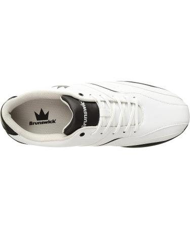 Brunswick Vapor Men's Bowling Shoe White/Black - Size 10.5 - Buy Online on GoSupps.com
