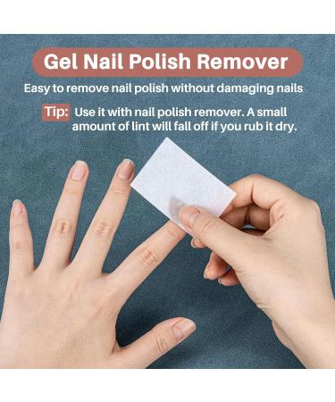 500 Gel Nail Polish Remover Pads - MAQIHAN Acetone Wipes for Professional Nail Techs | Essential Nail Supplies for Acrylic Gel Removal - Buy Online on GoSupps.com