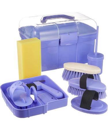 HKM 9209 Funny Horses Bracelet & Shetty Bundle - Black/Pink Care Set for Kids - 8 Piece Wooden Toy Horse Collection - Buy Online on GoSupps.com