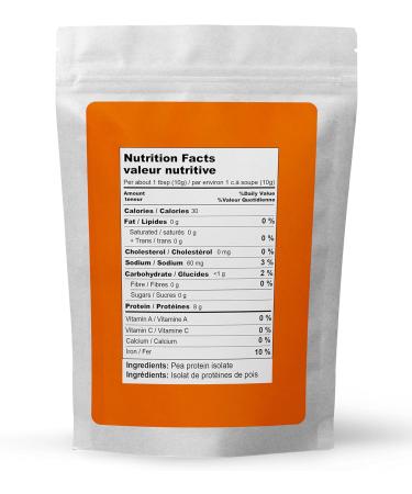 Pea Protein Powder (1kg ) by Elo's Premium| 100% Food Grade Organic Pea Protein Powder | Packaged in Canada| Pure & Non-GMO | Excellent Source of Protein Iron Amino Acids and More - Buy Online on GoSupps.com