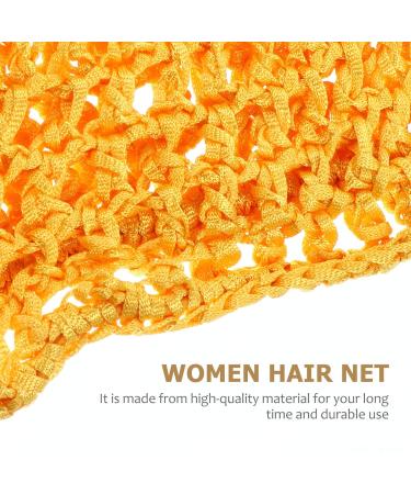 Solustre Mesh Sleeping Hair Nets for Women - 4 Pack Crocheted Snood Sleep Caps & Fluffy Headbands - 20x14.5 cm - Ideal for International Shipping - Buy Online on GoSupps.com