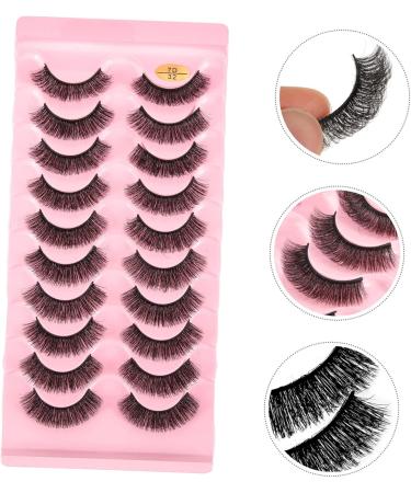 FRCOLOR 10 Pairs Fake Eyelashes European and American Russia 7d Fiber - Buy Online on GoSupps.com