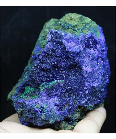 Room Decoration Natural Crystal Rough Natural Rare Glittering Azurite Malachite Geode Specimen Home Decorative Decoration (Size : 700-750g) - Buy Online on GoSupps.com