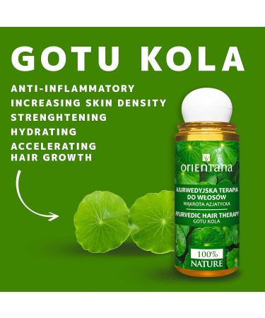 Orientana Ayurvedic Hair Therapy with Gotu Kola & Jasmine 105ml - Natural Vegan Hair Loss & Growth Treatment for Women | Anti Dandruff, Itch & Dry Hair Strengthener - Buy Online on GoSupps.com