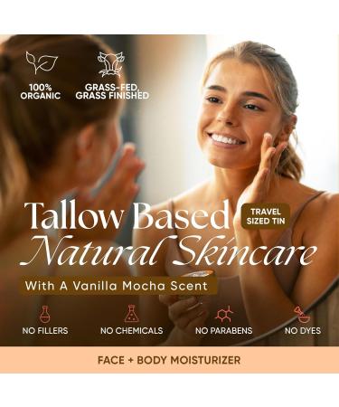 Beef Tallow Sunscreen SPF 30 & Eat My Face Quick Absorb Moisturizer Set Grass Fed Beef Tallow Skincare Duo for Daily Protection & Hydration Non-Greasy Natural & Chemical Free 4oz Each - Buy Online on GoSupps.com