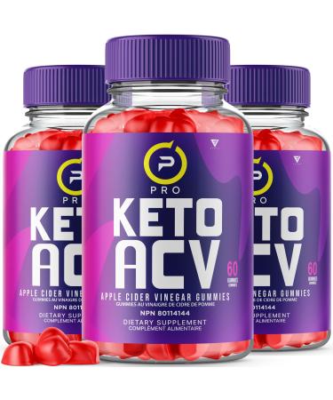 (3 Pack) Pro Keto Gummy Pro Keto ACV Gummies Pro Keto Canada Keto Weight and Overall Health Management Support Supplement Formule de Gestion de la Perte de Poids Pro Keto ACV Gummies (180 Gummies)