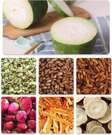  XFLHXY Winter Melon and Lotus Leaf Tea Box of 40 Tea Bags with Rose and Lotus Leaves Sugarless Herbal Tea with Winter Melon Orange Peel(40Bags) - Buy Online on GoSupps.com
