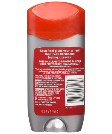 Old Spice Aqua Reef Deodorant 3 Oz - Pack of 3 | Long Lasting Freshness - Buy Online on GoSupps.com