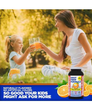 Yerba Prima Daily Fiber Formula 16 oz - Non-GMO, Gluten-Free, Orange Flavor - Made in USA - Buy Online on GoSupps.com