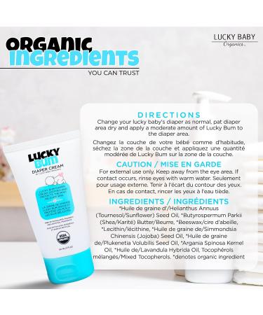 Organic Diaper Cream | Moisturizing Diaper Balm 60ml | Natural Baby Care - Buy Online on GoSupps.com