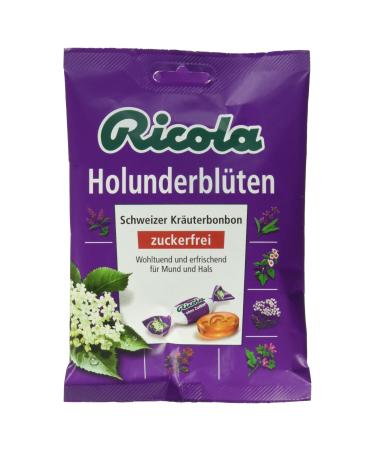 Ricola Elderberry Sugar-Free Pack of 9 (9 x 75 g)